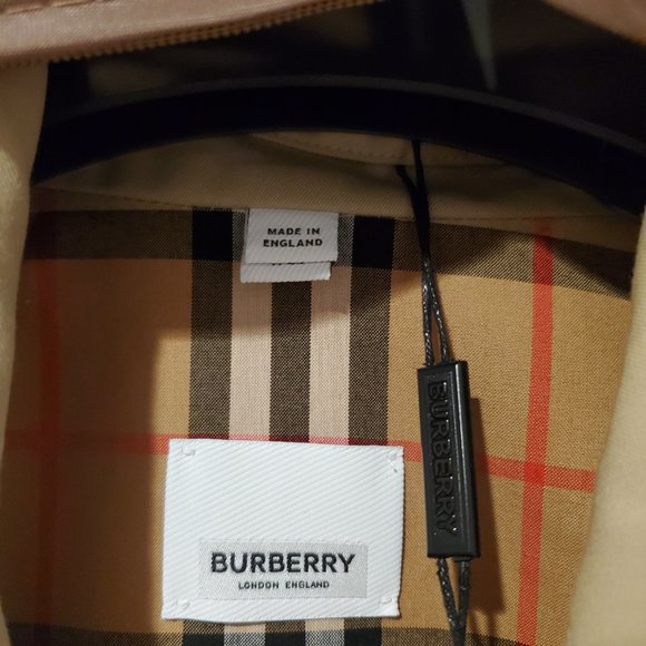 Burberry Islington Trench Coat Short women size 10US - Picture 5 of 10